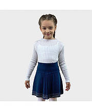 Юбка детская Герда Синяя с люрексом ART KNIT