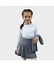 Юбка детская Герда Серый меланж с люрексом ART KNIT