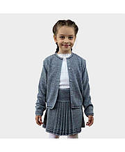 Детская кофта Герда Серый меланж с люрексом ART KNIT