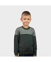 Джемпер для мальчика Трио Хаки ART KNIT