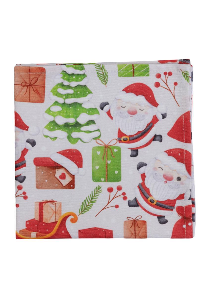 Серветка Санта на білому ТМ ПРОВАНС, фото 1