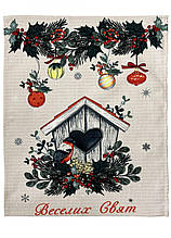 Рушник вафельний Пташка ТМ ПРОВАНС