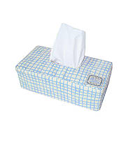 Чехол на салфетницу Прованс#AndreTAN Голубая клетк ТМ ПРОВАНС