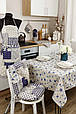 Скатертина Квіти сині ТМ ПРОВАНС, фото 2