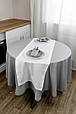 Скатерть круглая Kelly серая ТМ ПРОВАНС, фото 4