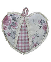 Кухонна прихватка серце Bella Троянди/Рожева клiти ТМ ПРОВАНС