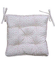 Подушка на стілець Bella Рожевий вiтраж ТМ ПРОВАНС