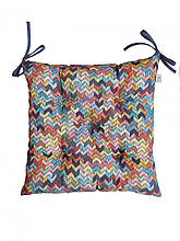 Подушка на стілець MixPrint зігзаг ТМ ПРОВАНС