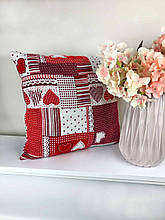 Декоративная подушка вязаная  Кружево ТМ ПРОВАНС