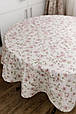 Кругла скатертина на стіл Тереза Квітка ТМ ПРОВАНС, фото 4