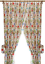 Комплект гардин Red apples ТМ ПРОВАНС