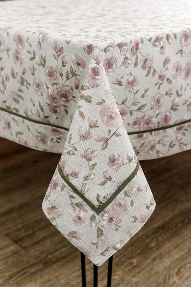 Cкатертина на стіл Тереза Квіточки з кантом ТМ ПРОВАНС, фото 1