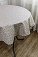Скатертина водостійка кругла Simfoni Капучіно ТМ ПРОВАНС, фото 2