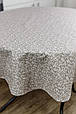 Скатертина водостійка кругла Simfoni Капучіно ТМ ПРОВАНС, фото 5