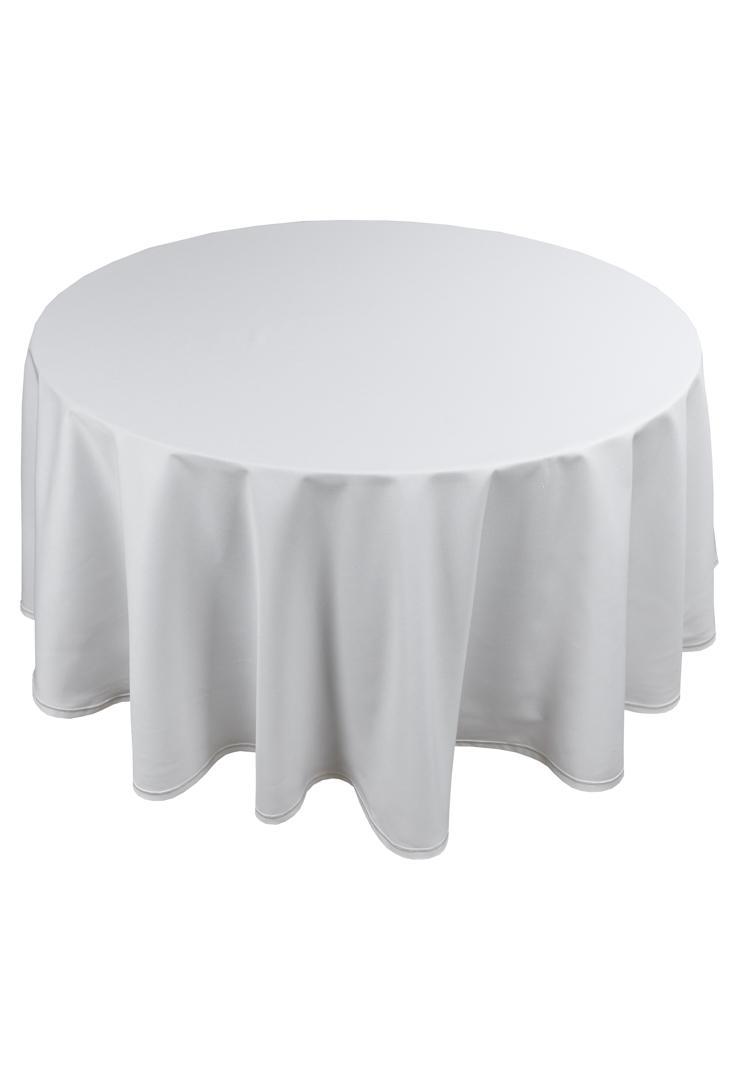 Скатерть круглая Kelly белая ТМ ПРОВАНС, фото 1