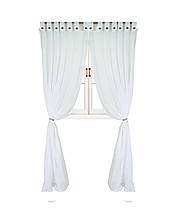 Гардина White с декоративными пуговицами (1 ед.) ТМ ПРОВАНС