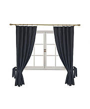 Готовые шторы Black Milan (2 ед.) ТМ ПРОВАНС