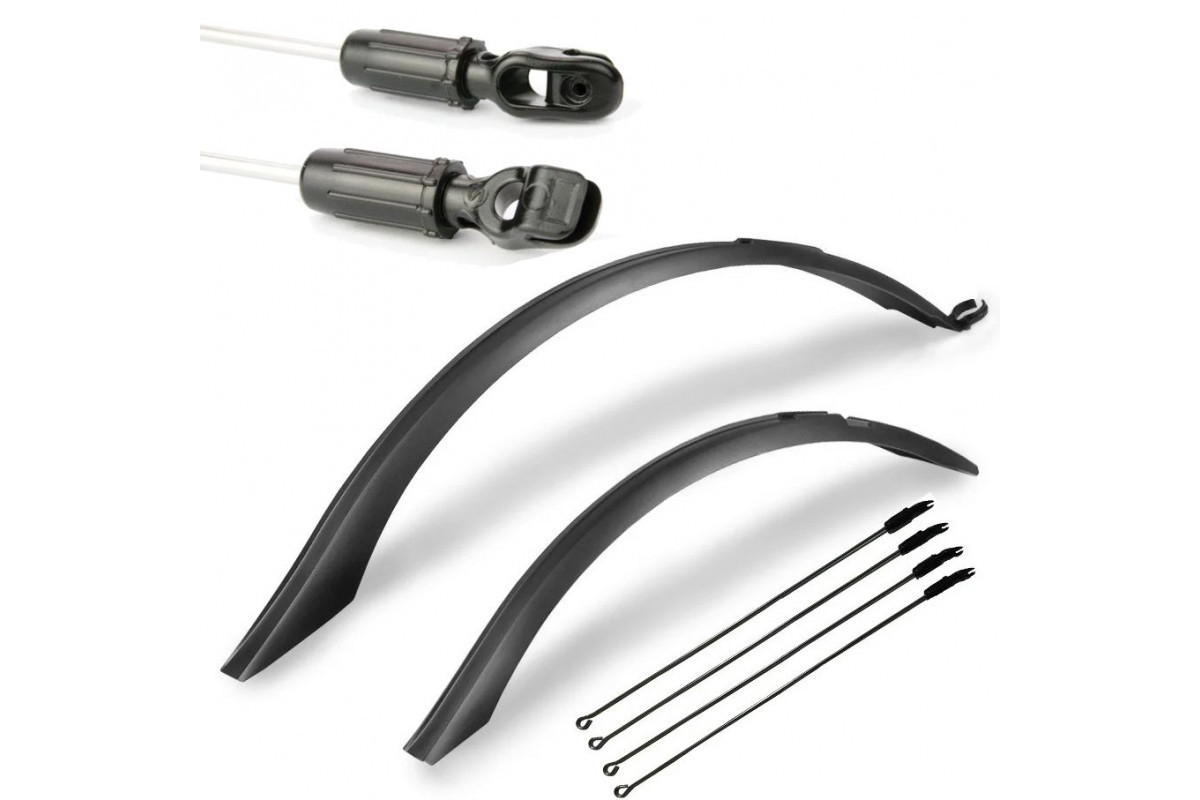 Крила Spelli SMG-173 27,5-29" з розпірками, чорний (SMG-173-R)