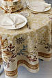 Новорічна кругла скатертина Золоте свято ТМ ПРОВАНС, фото 3