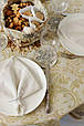Новорічна кругла скатертина Золоте свято ТМ ПРОВАНС, фото 4