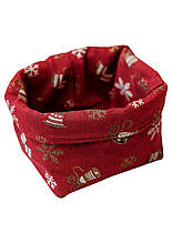 Кошик для зберігання Дзвіночки на червоному ТМ ПРОВАНС