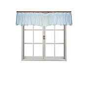 Фиранка батистовая белая с кружевом ТМ ПРОВАНС