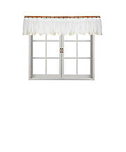 Фиранка молочная с кружевом ТМ ПРОВАНС