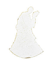 Декор з дерева Ангелочки білі він і вона ТМ ПРОВАНС