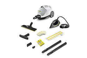 Karcher Пароочисник SC 4 EasyFix Iron, 2000Вт, 800мл, 3.5Бар, праска в компл, біло-чорний Baumar - Завжди Вчасно