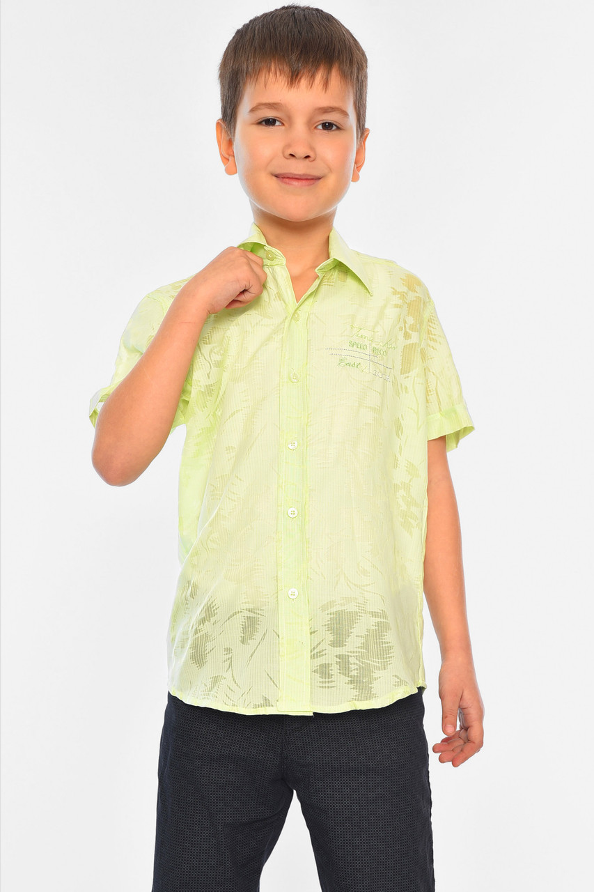 Сорочка дитяча хлопчик салатова 148499M, фото 1