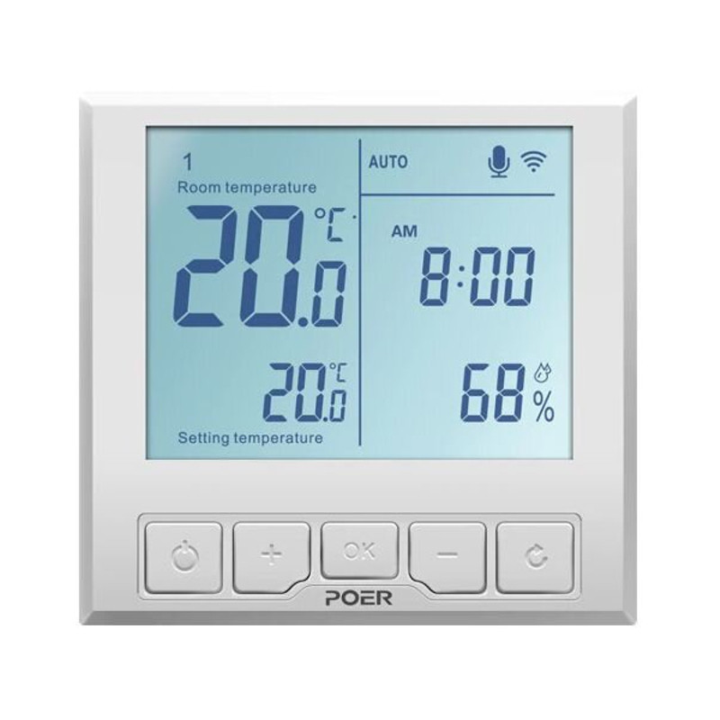 WiFi термостат для котла - терморегулятор з LCD дисплеєм POER PTC20 -UKMarket-, фото 1