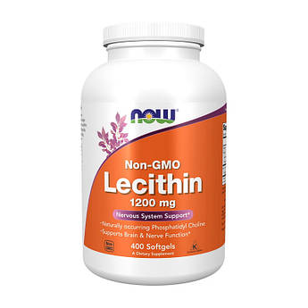 NOW Lecithin 1200 mg Non - GMO (400 softgels)
