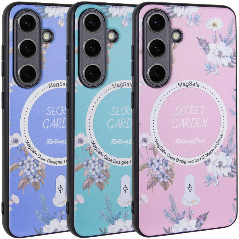 TPU+PC чохол Secret Garden with MagFit для Samsung Galaxy S24 FE, фото 1