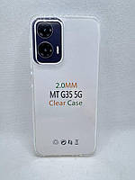 Прозорий силіконовий чохол 2 мм. для Motorola Moto G35