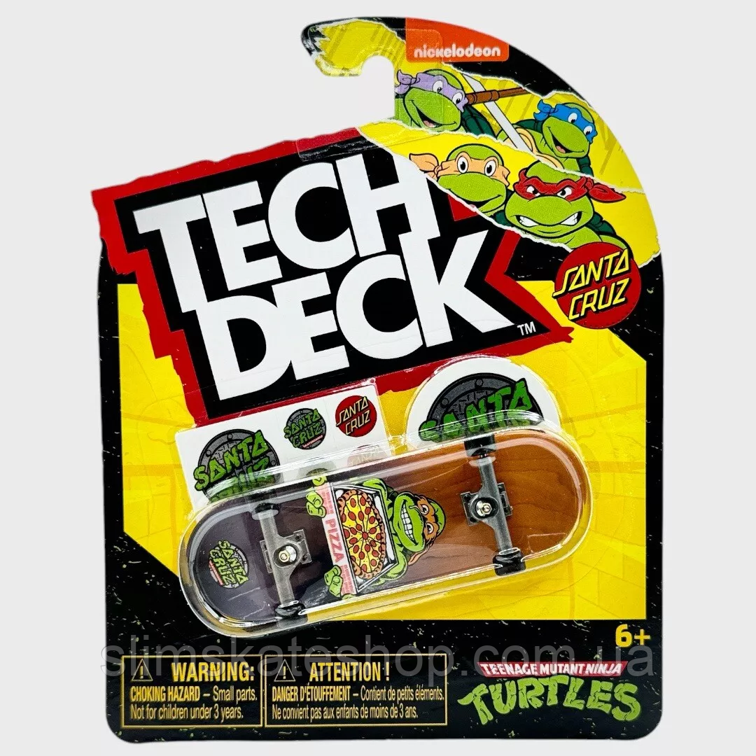 Фінгерборд Tech Deck Santa Cruz x Teenage Mutant Ninja Turtles Michelangelo Nickelodeon 32 мм