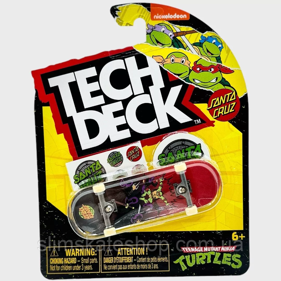 Фінгерборд Tech Deck Santa Cruz x Teenage Mutant Ninja Turtles Raphael Nickelodeon 32 мм