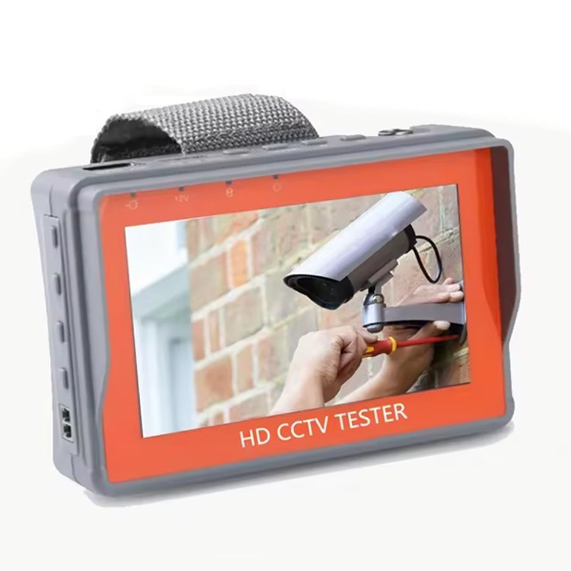 Відеотестер - портативний монітор для налаштування відеокамер Pomiacam IV5, AHD TVI CVI CVBS до 8 мегапікселів, фото 1