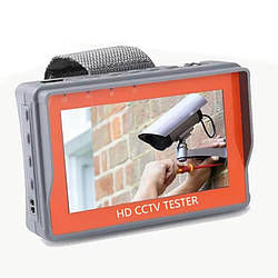 Відеотестер - портативний монітор для налаштування відеокамер Pomiacam IV5, AHD TVI CVI CVBS до 8 мегапікселів