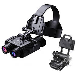 Повний комплект окуляри нічного бачення ПНБ NV8000 + чорне пластикове кріплення на шолом L4G24