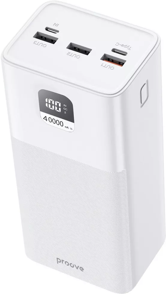 Портативний акумулятор Proove Giant 100 W 40000 mAh white (PBGI99320002), фото 1