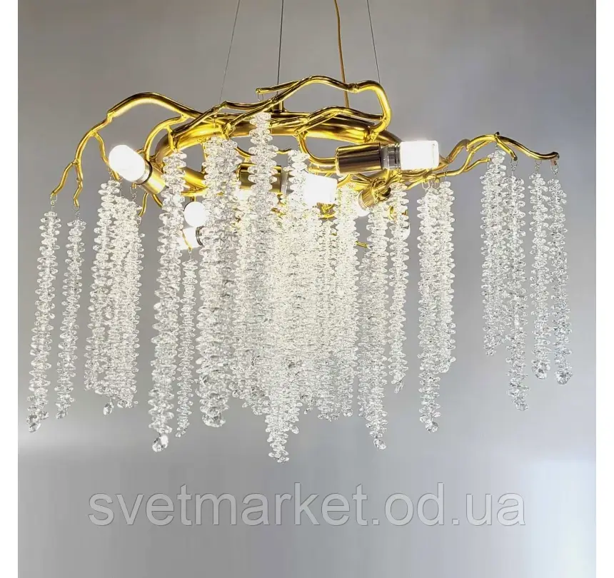 Золота підвісна люстра LC2218/600GD, фото 1