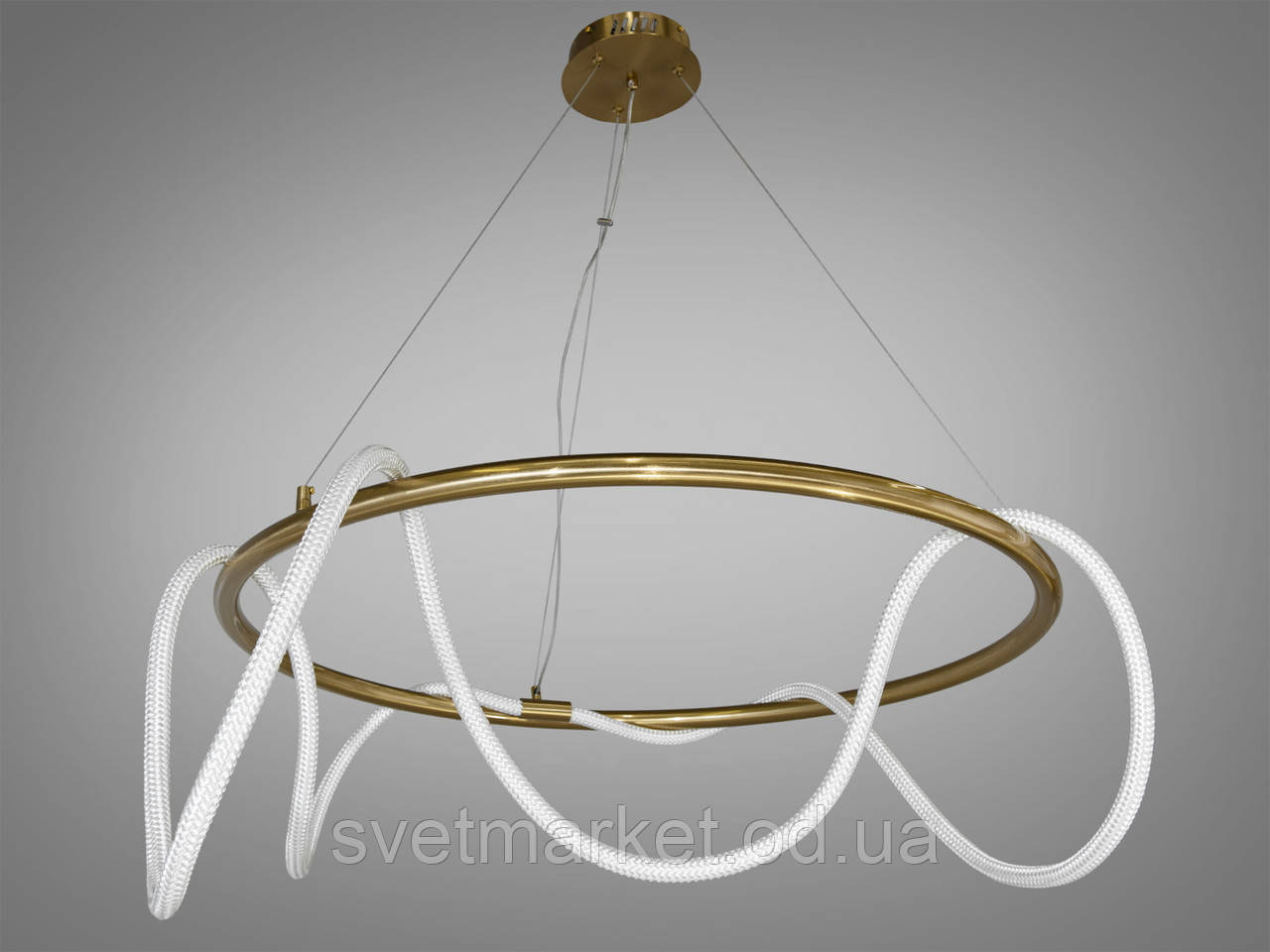 Мінімалістична світлодіодна люстра 9752-D800GAB, фото 1