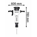 Відбійний молоток Bosch GSH 27 VC Professional (2 кВт, 62 Дж) (061130A000), фото 3