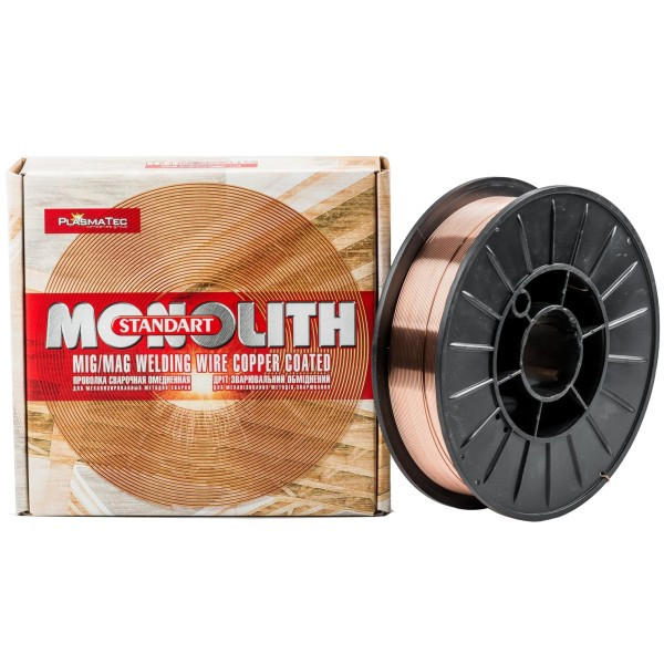 Обміднений зварювальний дріт PlasmaTec Standart (G4si1) (1.2 мм, 5 кг), фото 1