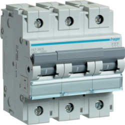 Автоматичний вимикач 80A 10кА 3 полюса тип C HLF380S Hager