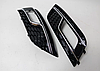 Решітки протитуманок Audi A4 2011-2015, стиль RS4, фото 4