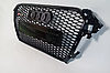 Решітка радіатора, стиль RS4 (чорна окантовка, чорна сітка) Audi A4 2011-2015, фото 2