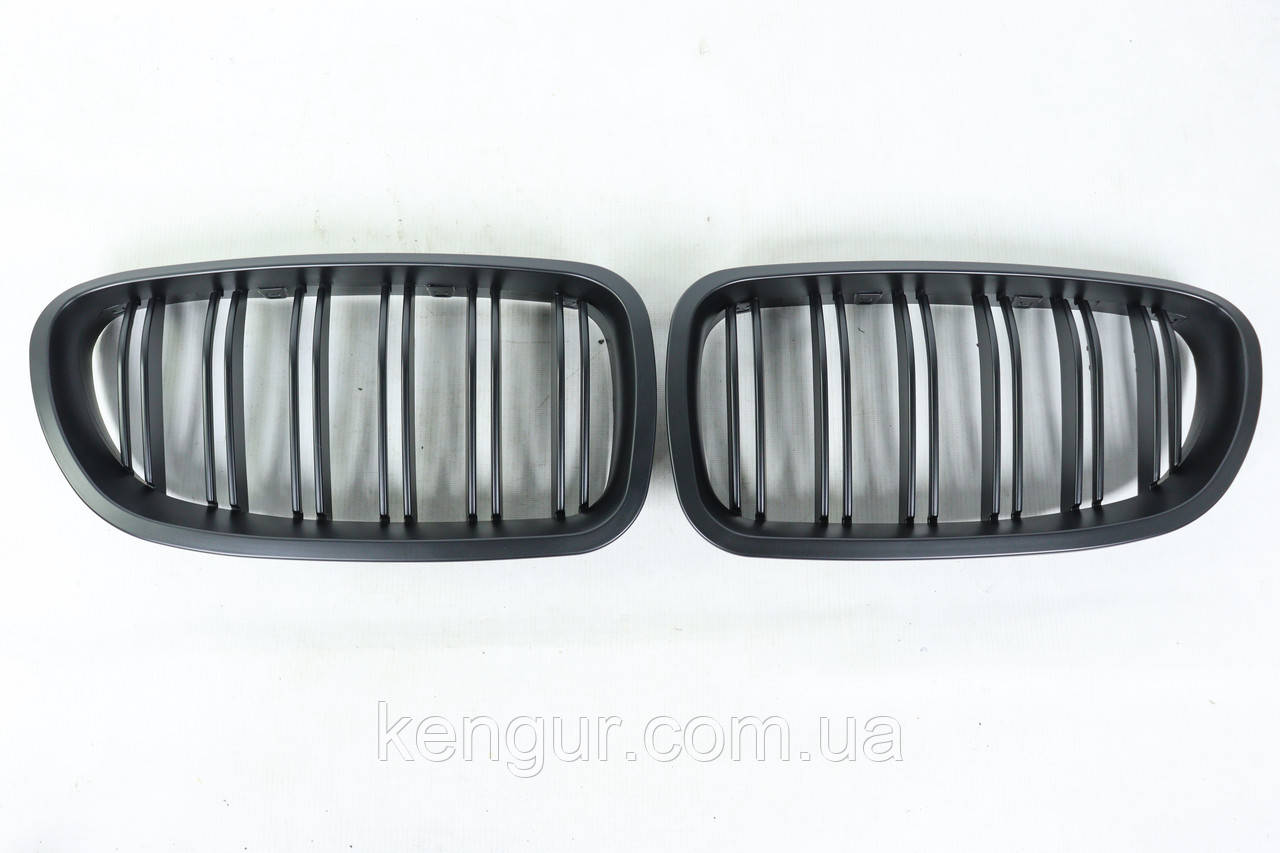 Решітка радіатора (black mat, M-Pak) BMW 5 F10 2010-2016, фото 1