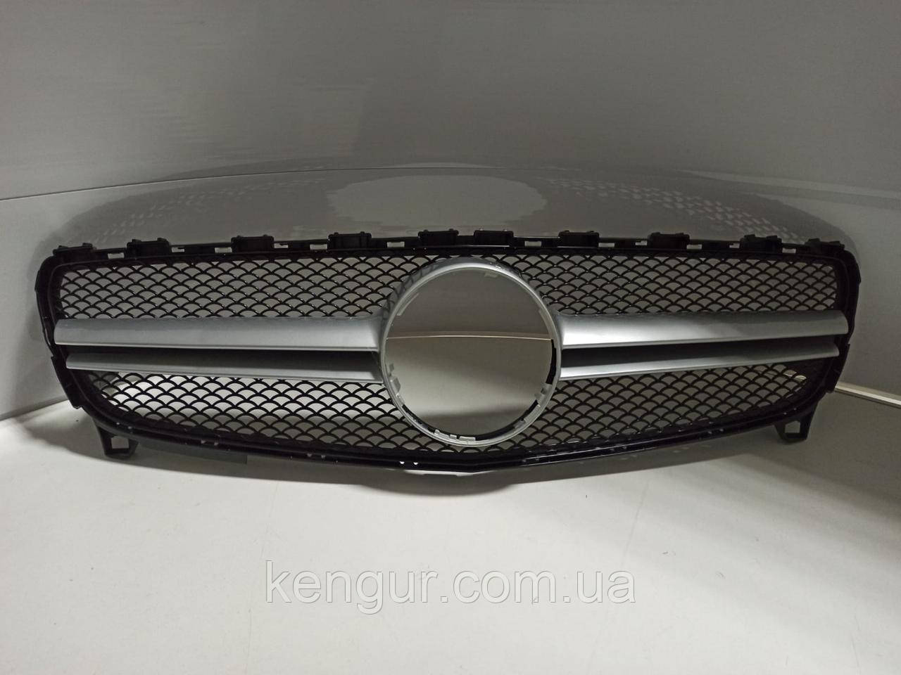 Решітка радіатора AMG mat chrome Mercedes W176 2016-2018, фото 1