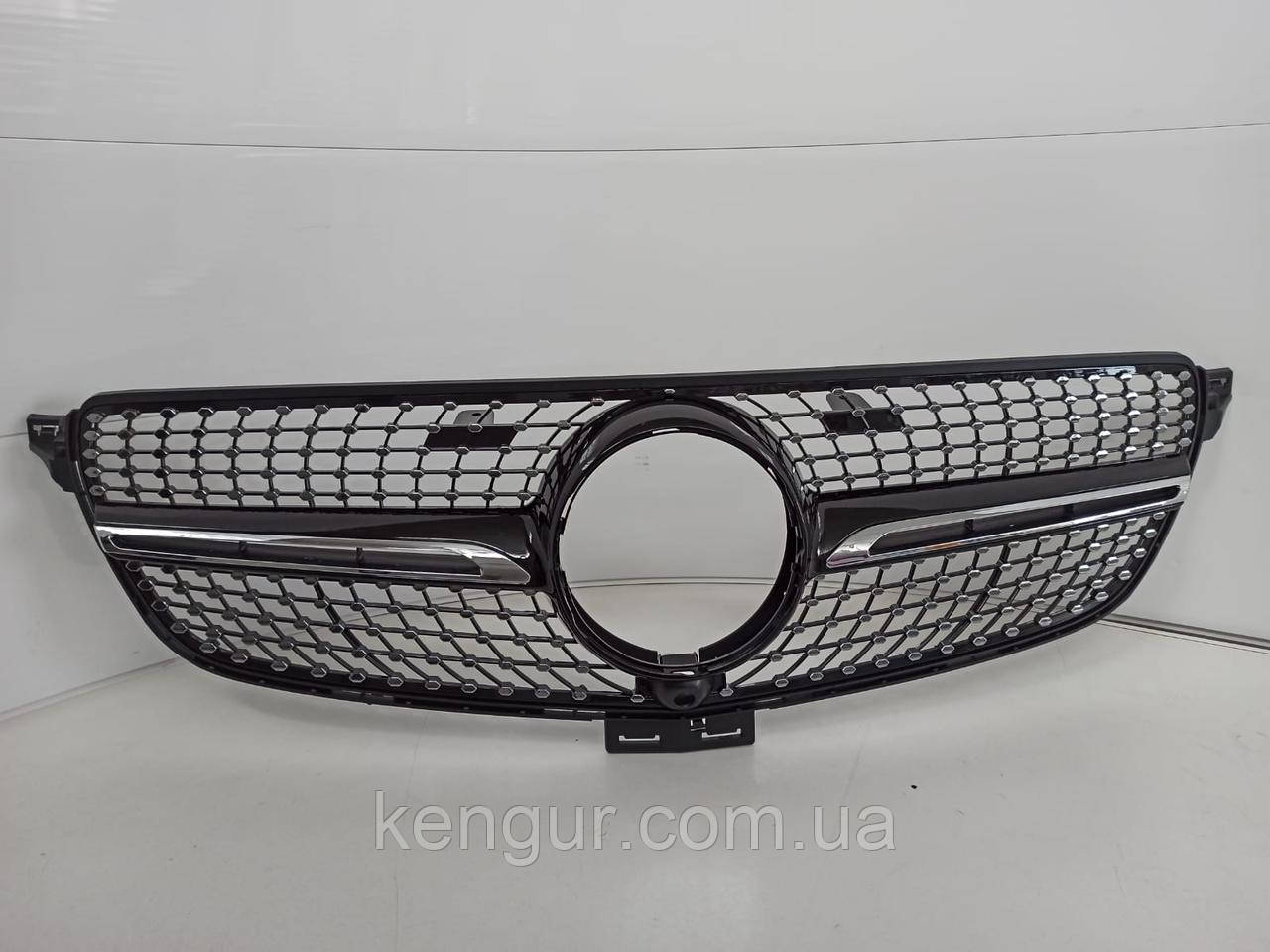 Решітка радіатора Mercedes W166 2015-2018 Diamond black (camera)